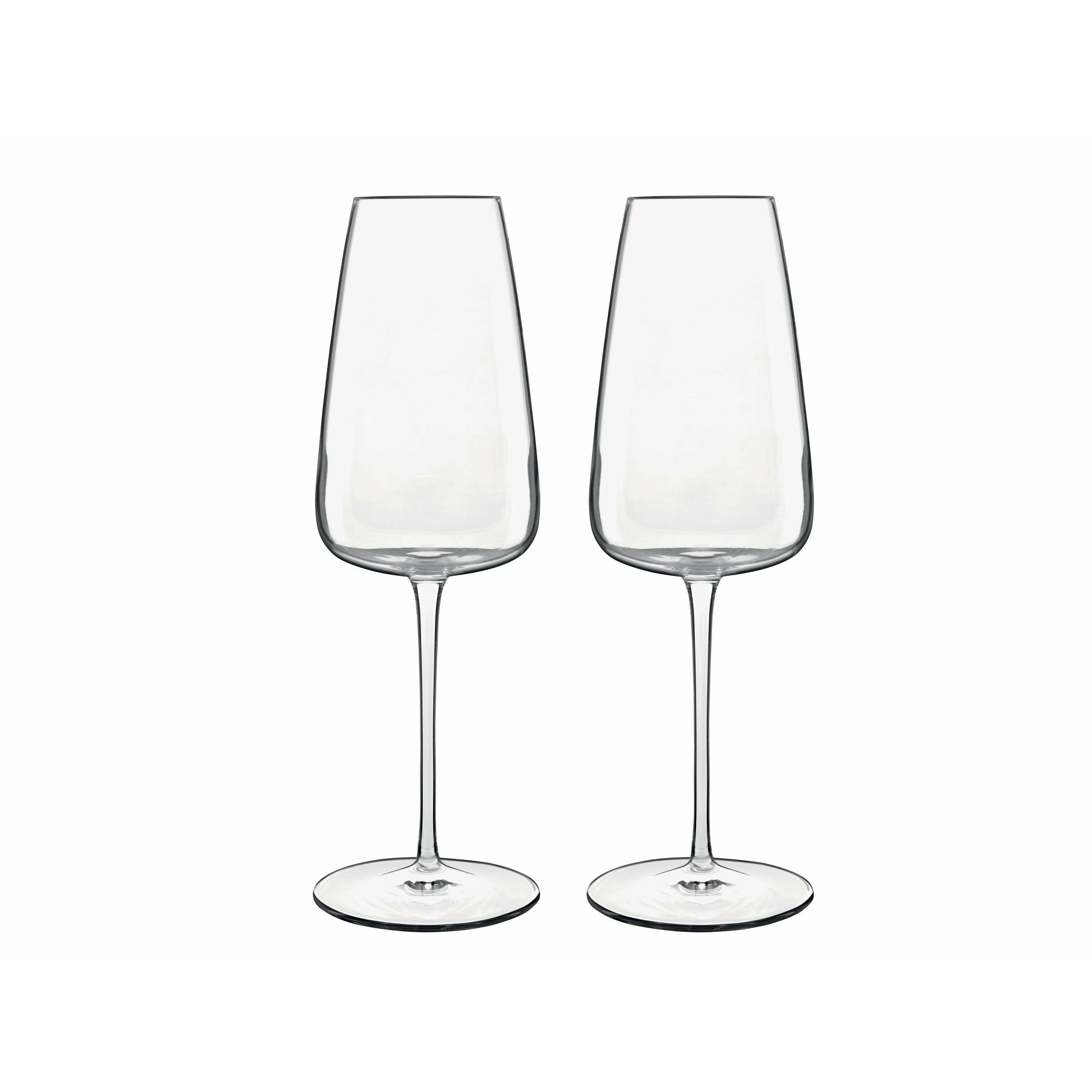 Luigi Bormioli Talismano Champagneglas, 2 Stk.