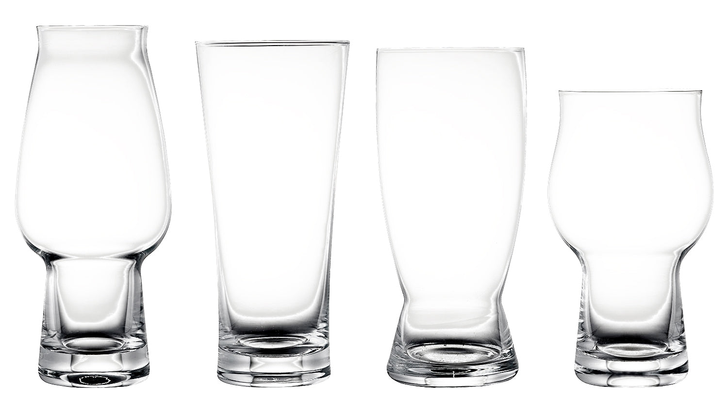Lyngby Glas Crystal Beer Glass (4 blandat)