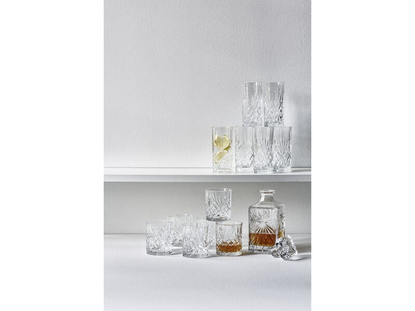 Lyngby Glas Melodia Crystal Highball Drinks Glass 6 Cl, 6 st.