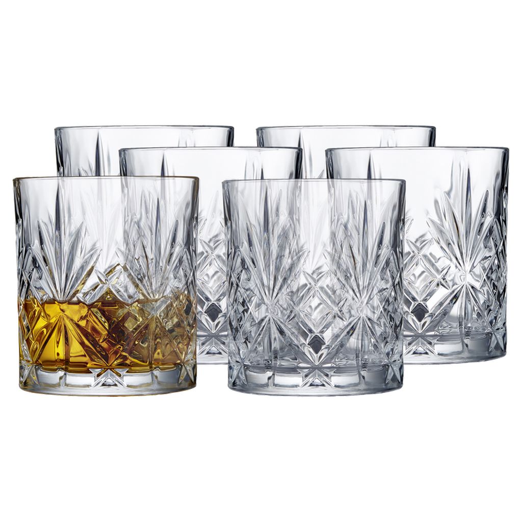 Lyngby Glas Melodia Krystal Whiskyglas 31 Cl, 6 Stk.