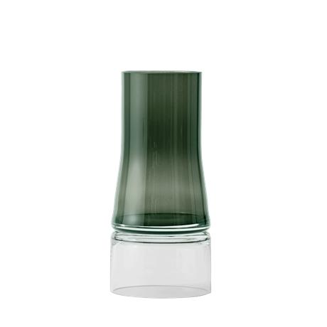 Lyngby Porcelæn Joe Colombo Vase 2-i-1 Köpenhamns grön/redo, stor