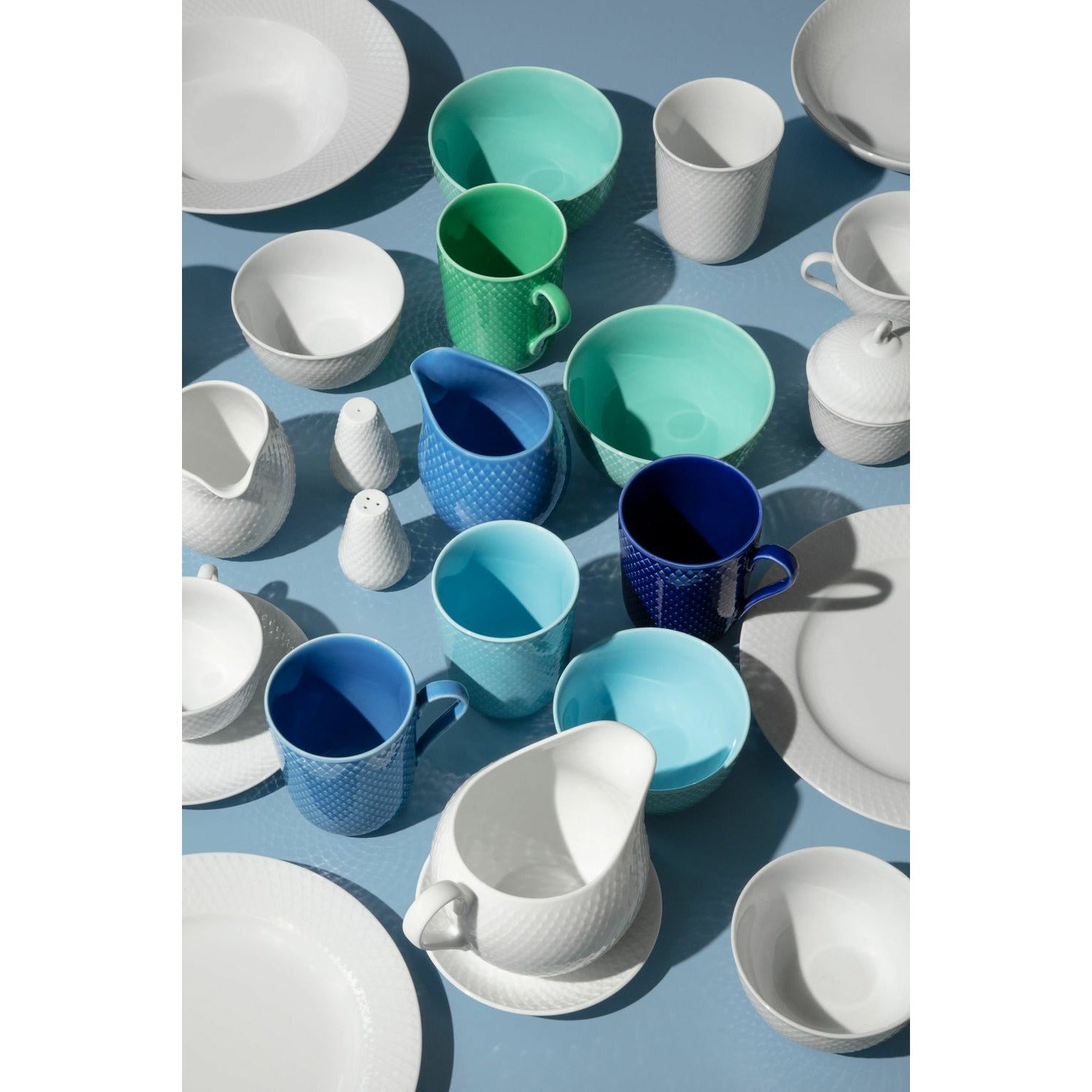 Lyngby Porcelæn Rhombe Color Milk Pan