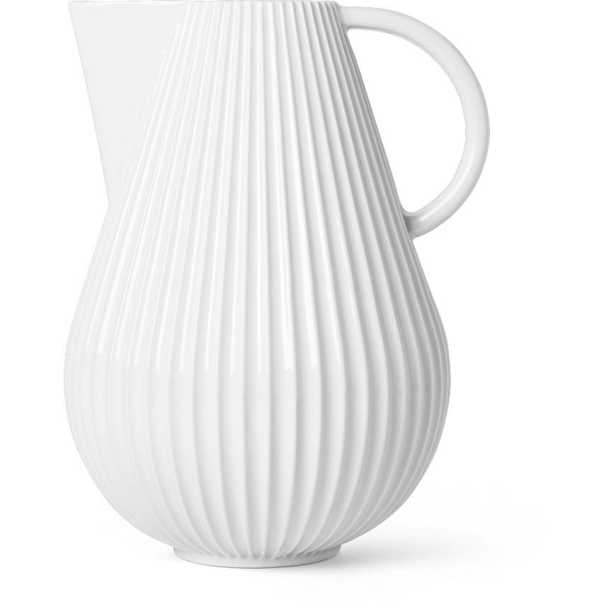 Lyngby Porcelæn Tura Kandvase, White, H27,5 cm