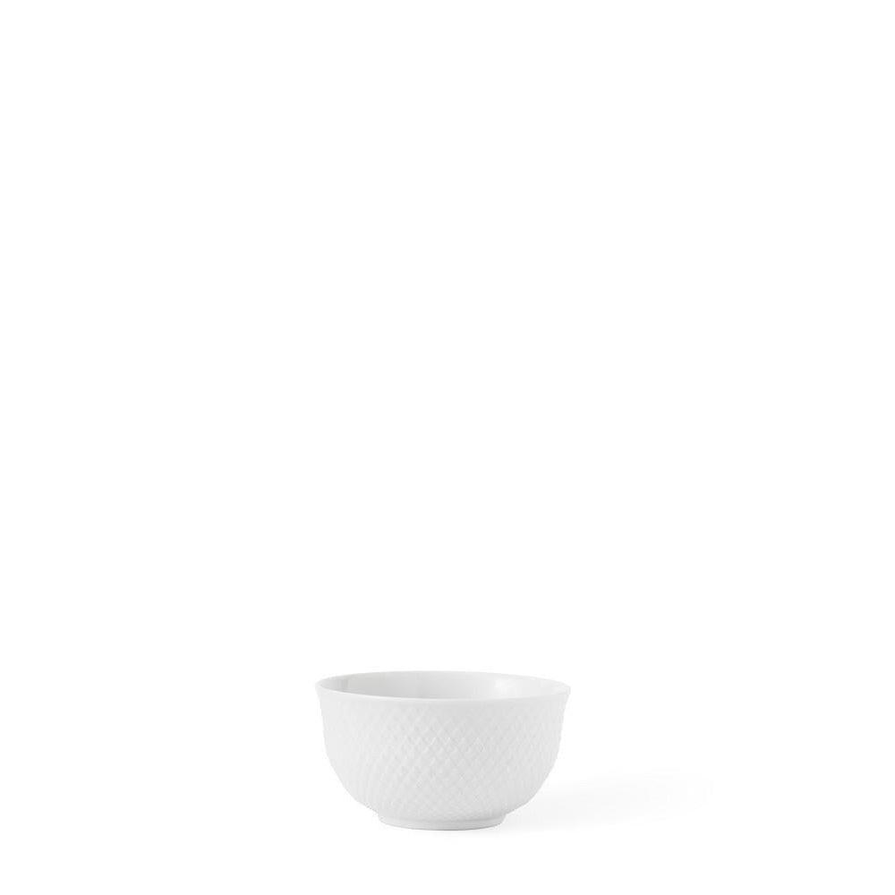 Lyngby Porcelæn Rhombe Bowl White, Ø11 cm