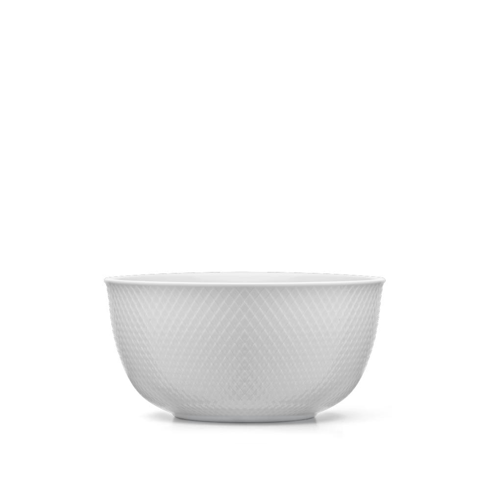 Lyngby Porcelæn Rhombe Serving Bowl 17,5 cm, vit