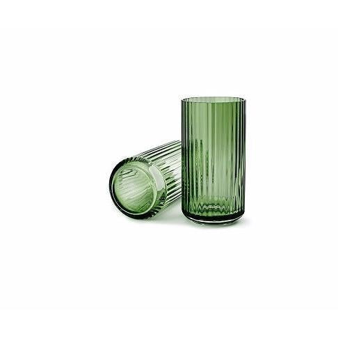 Lyngby Porcelæn Vase Köpenhamns grönt glas, 25 cm