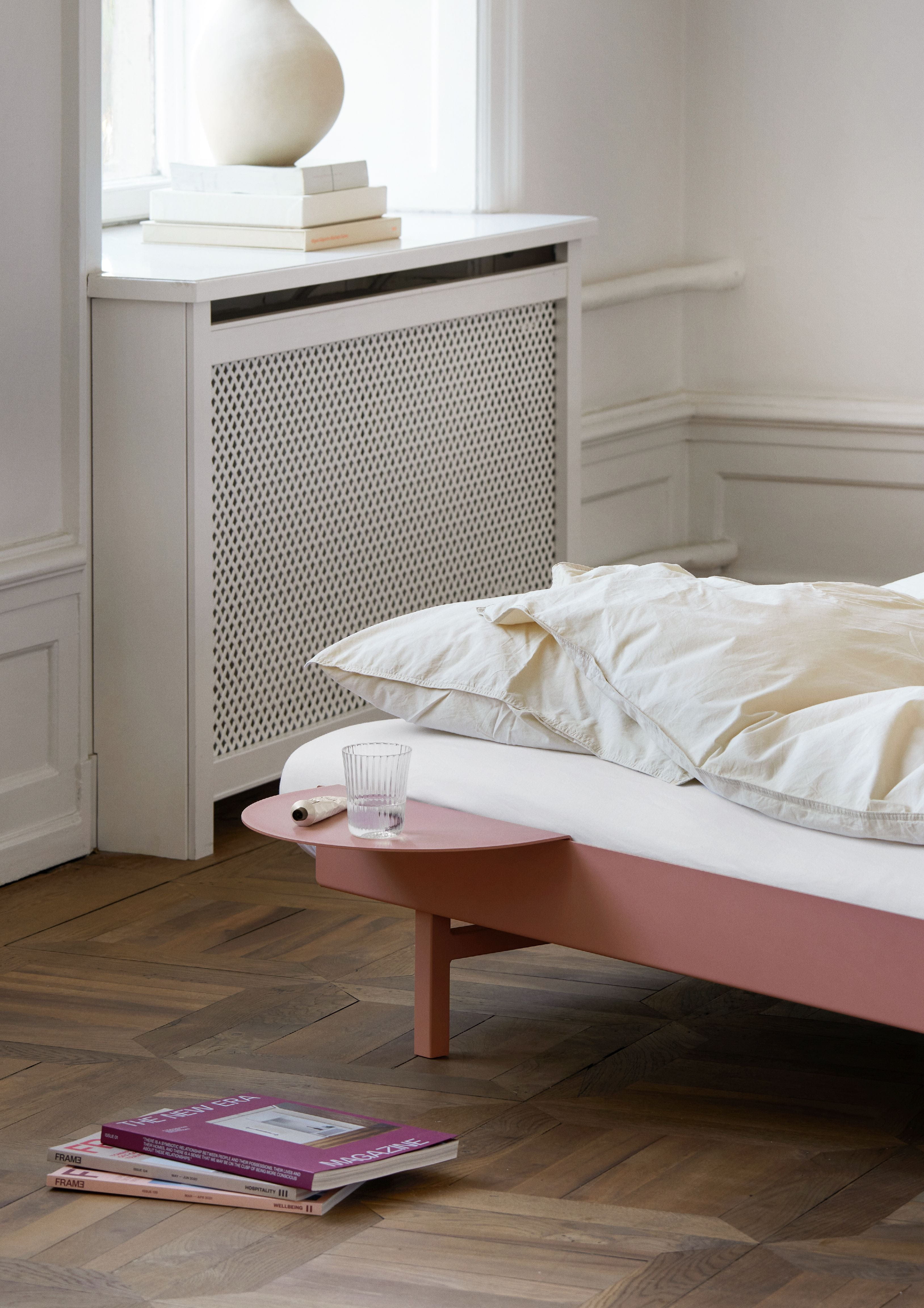 Moebe Säng med 1 sängbord 90-180 cm, Dusty Rose