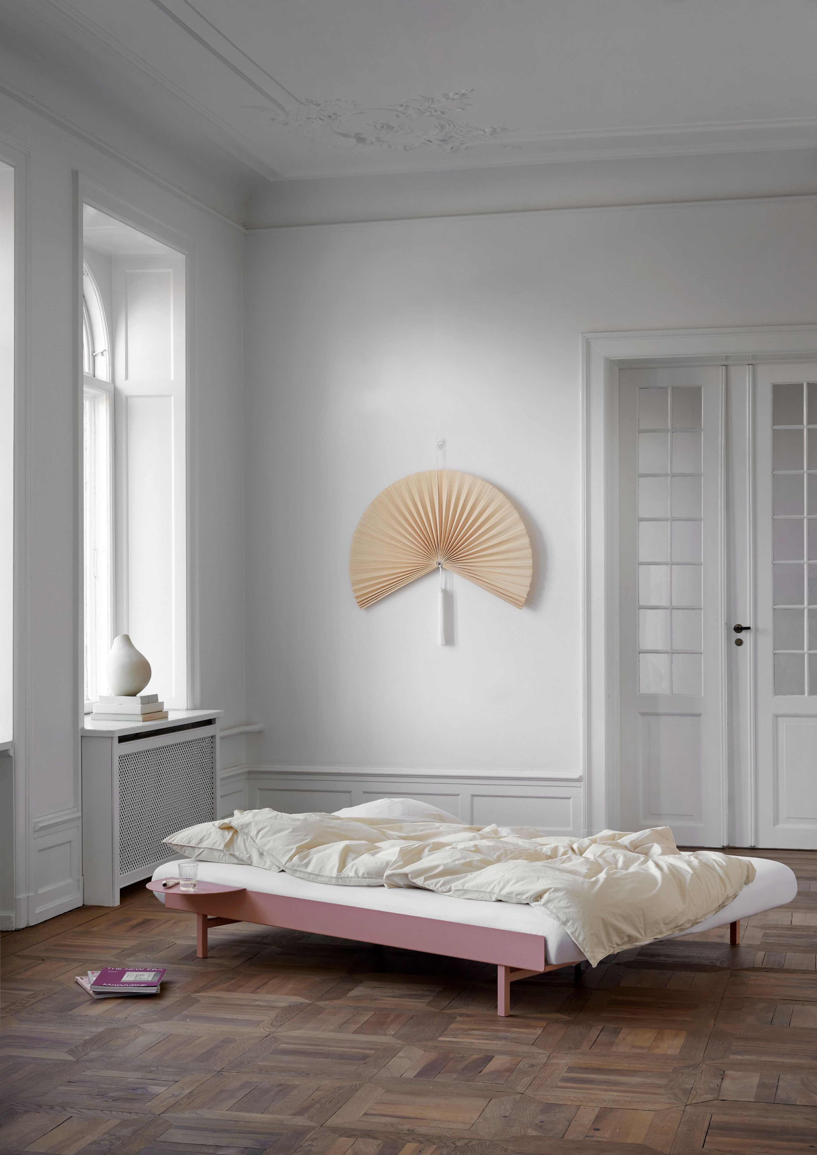 Moebe Säng med 2 sängbord 90 cm, dammig ros