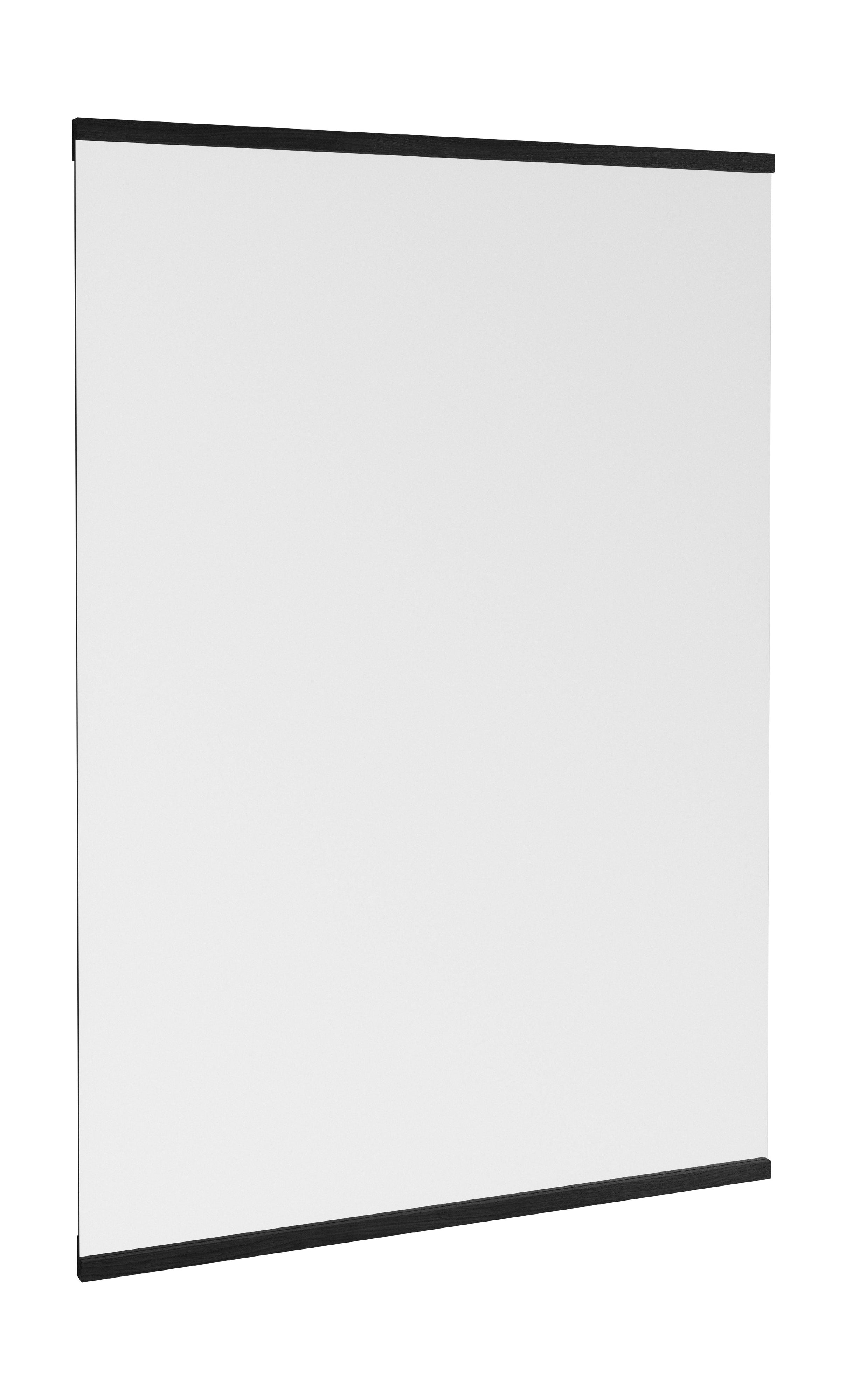 Moebe Rektangulär väggspegel 101,8x70 cm, svart