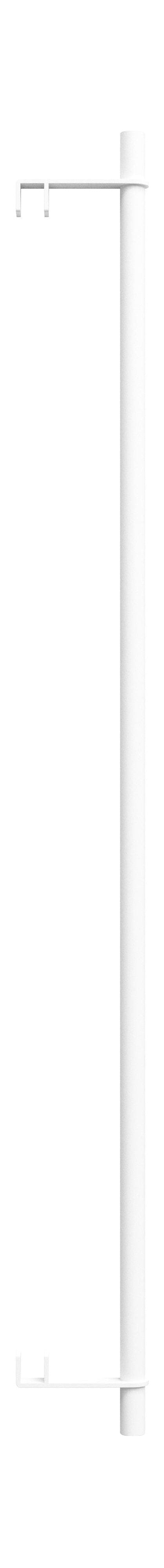 Moebe Sheveling System/Wall Sheveling Clothing Bar 85 cm, White