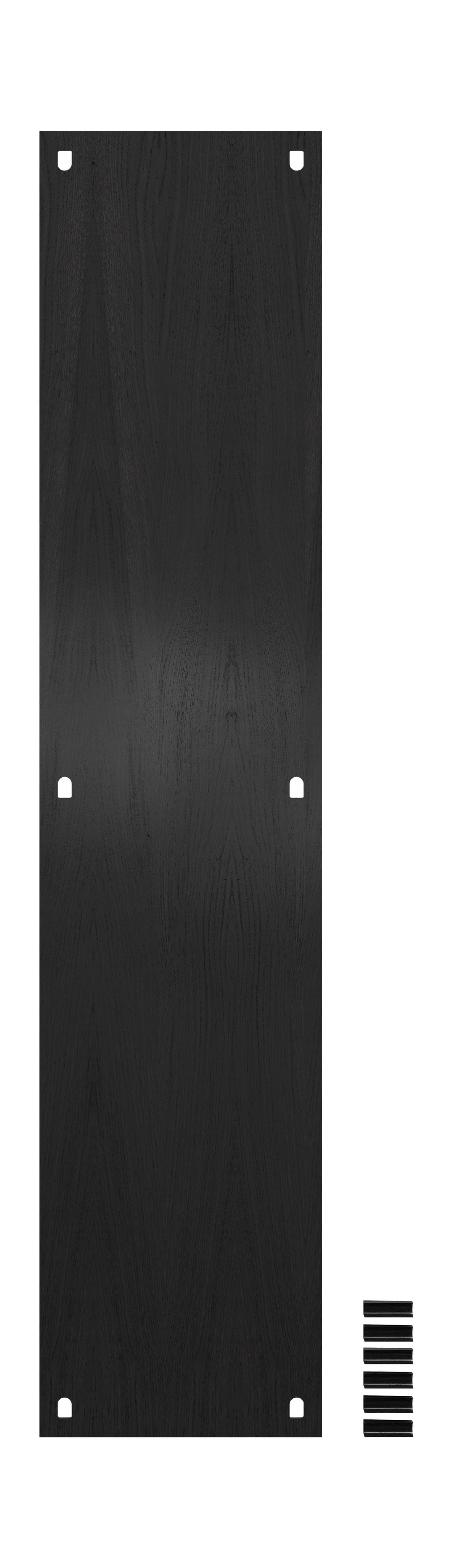 Moebe Sheveling System/Wall Sheveling Shelf 162x35 cm, svart