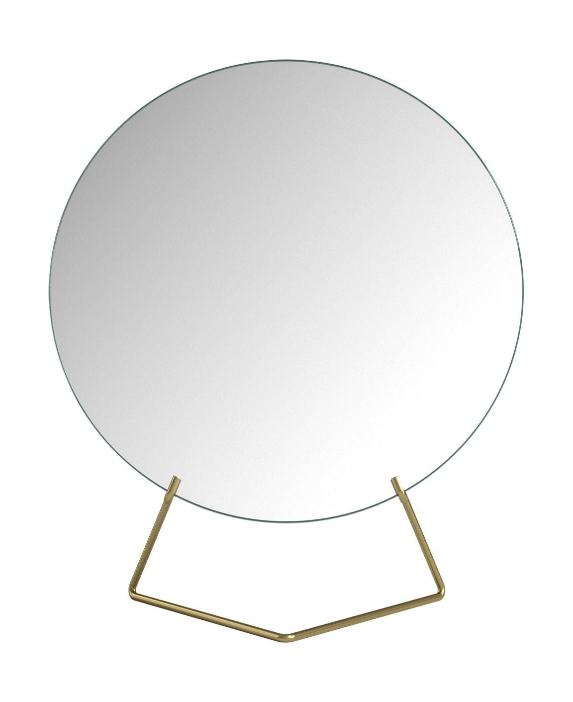 Moebe Standing Mirror Spejl Ø20 Cm, Messing