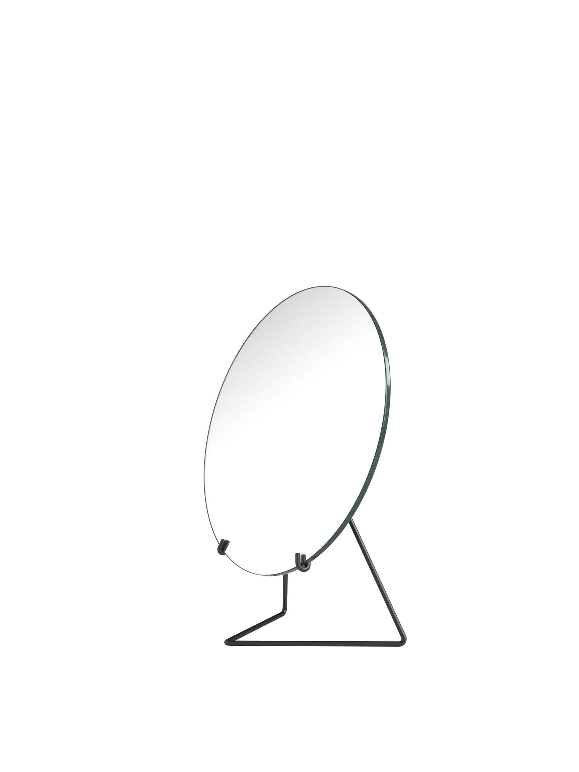Moebe Stående spegelspegel Ø20 cm, svart
