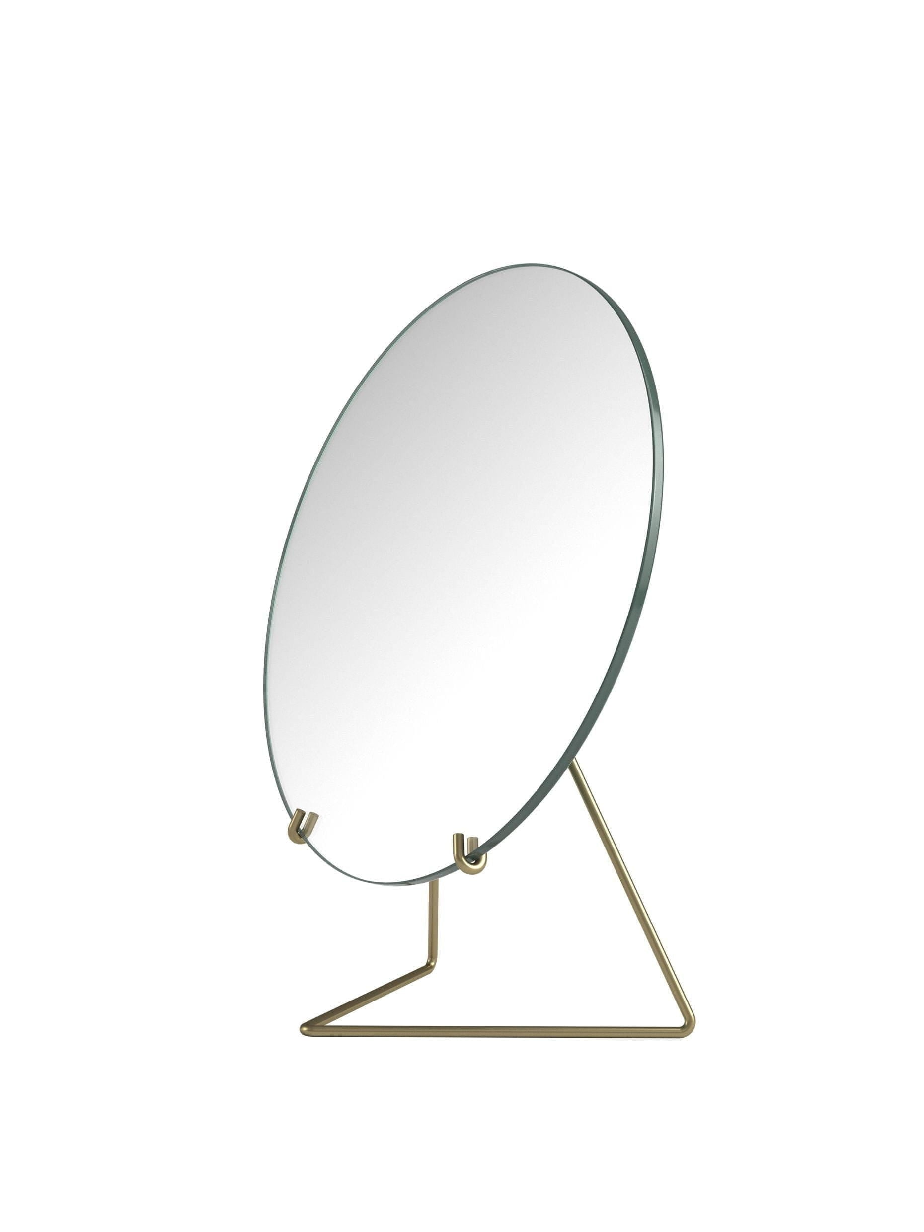 Moebe Standing Mirror Spejl Ø30 Cm, Messing