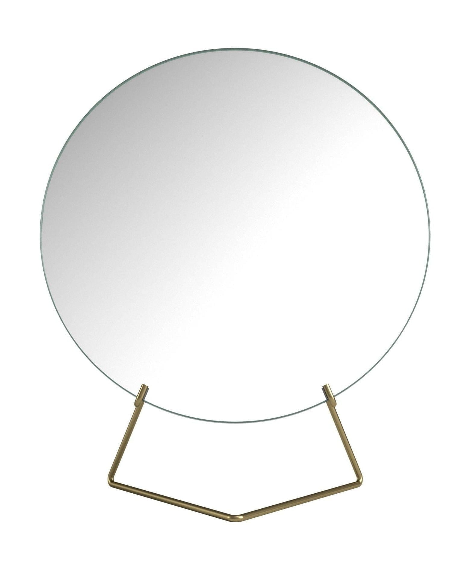 Moebe Standing Mirror Spejl Ø30 Cm, Messing