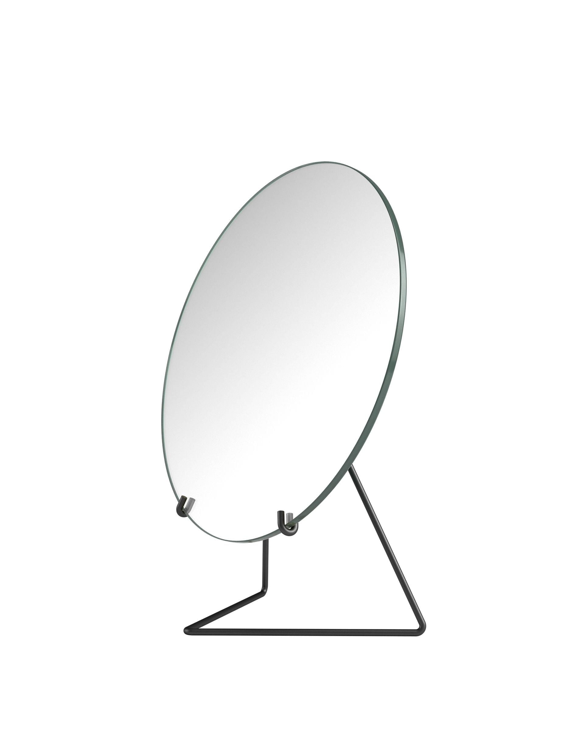Moebe Stående spegelspegel Ø30 cm, svart