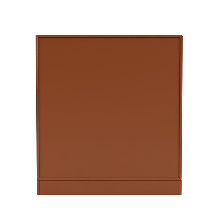 Montana Compile dekorativ hylla med 7 cm sockel, hasselnötbrun