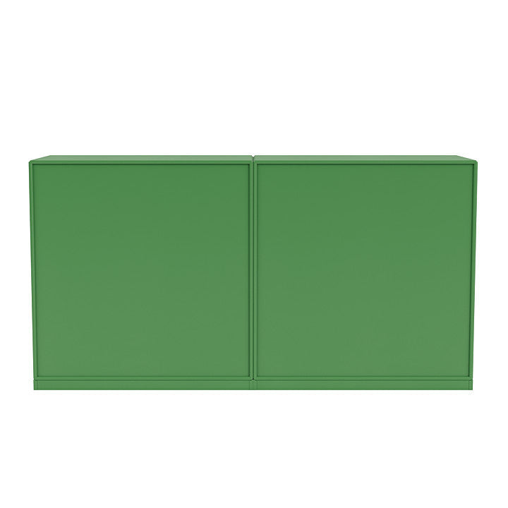 Montana par breda skänk med 3 cm piedestal, persilja grön
