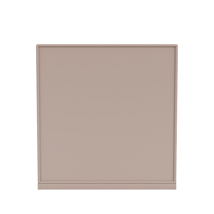 Montana täckskåp med 3 cm bas, svampbrun