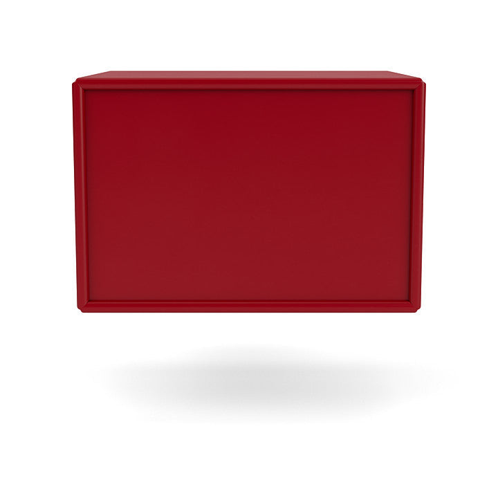 Montana DASH Lille Sengebord Med Ophængsbeslag, Rødbede Rød