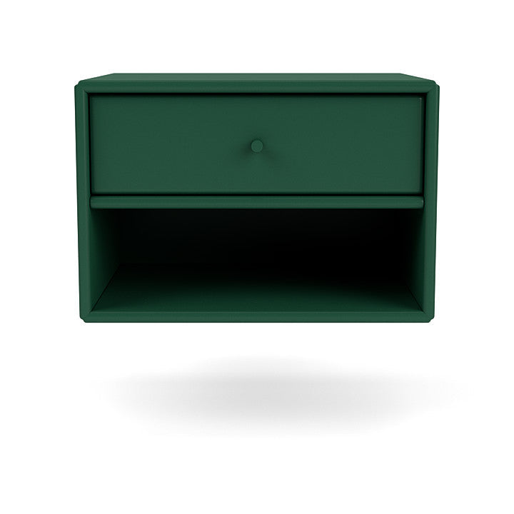 Montana Dash liten sängbord med upphängningsfäste, tallgrön
