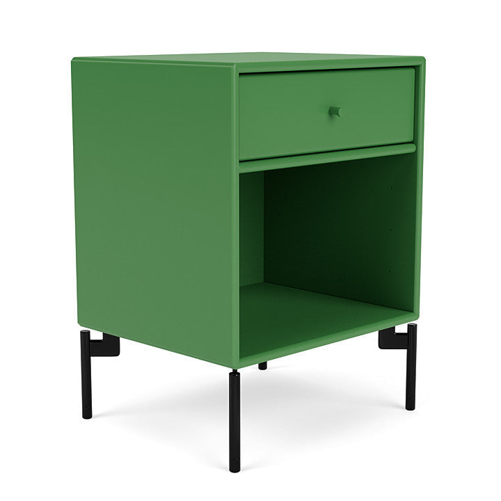 Montana Dream Bedside Table With Ben, Parsley Green/Black