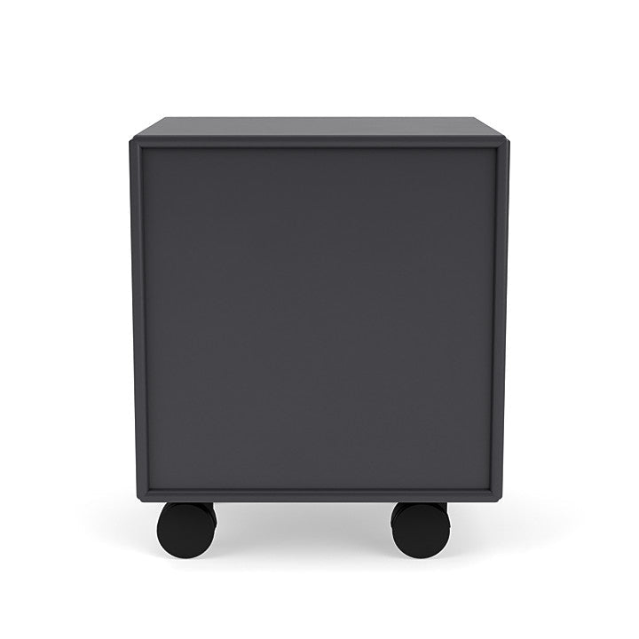 Montana Dream Bedside Table With Wheels, Anthracite