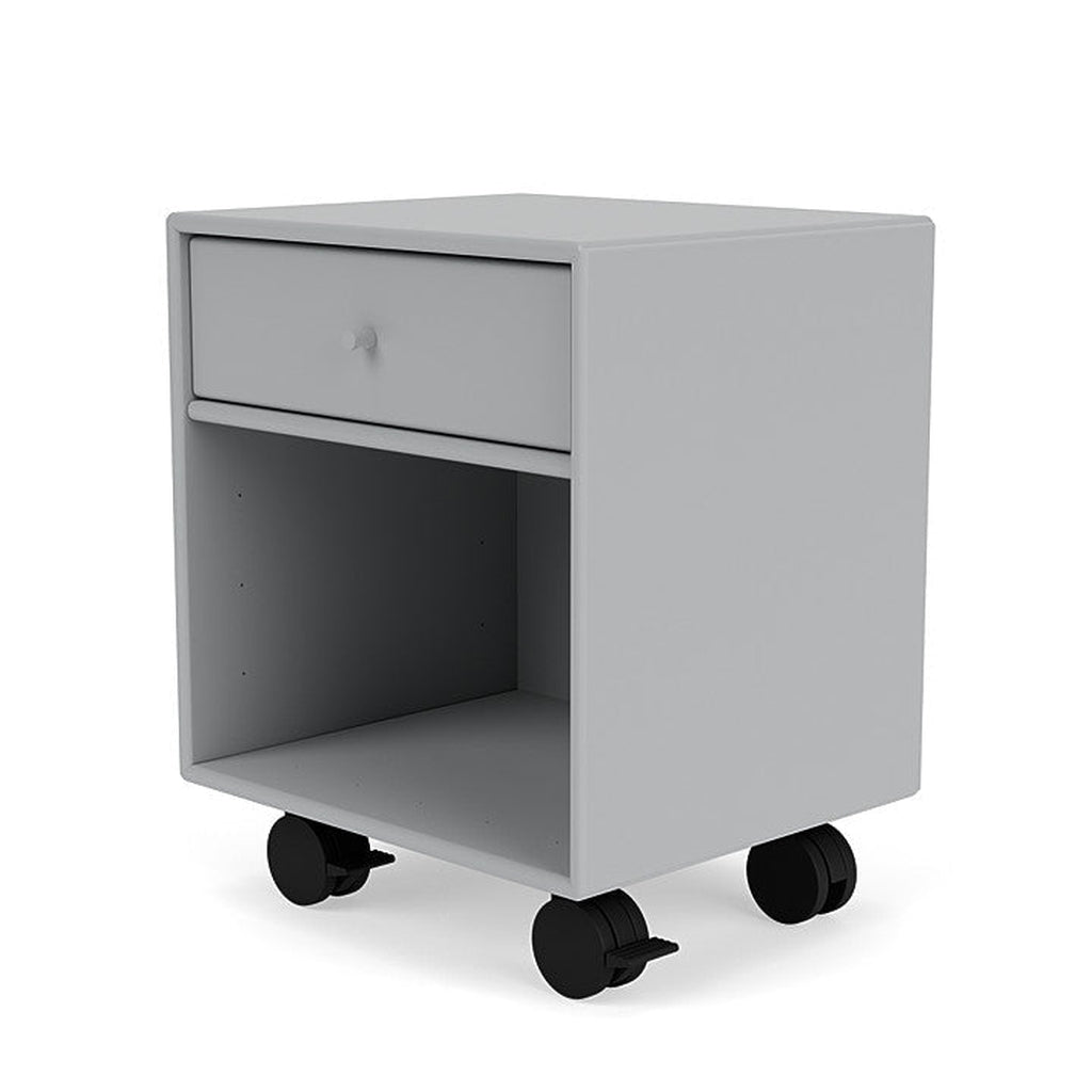Montana Dream Bedside Table With Wheels, Fjord