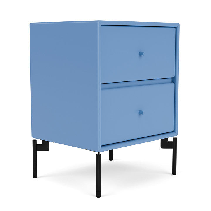 Montana Operation Drawing Table With Ben, Azure Blue/Black