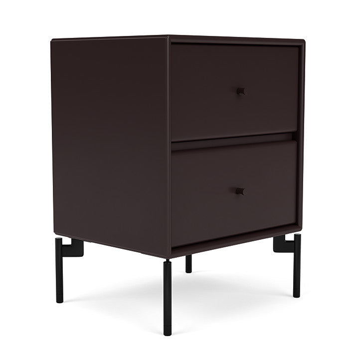 Montana Operation Drawing Table With Ben, Balsamic Brown/Black