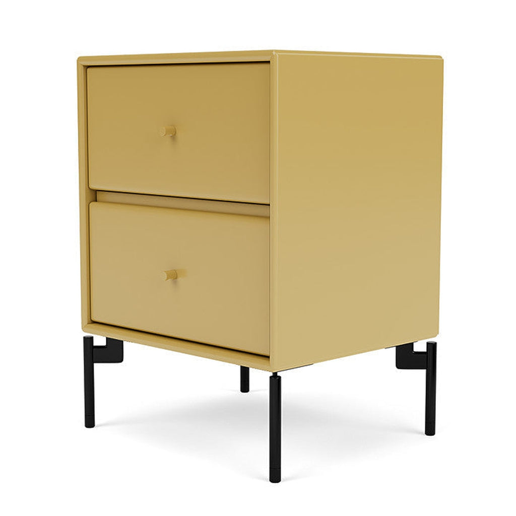 Montana Operation Drawer Table With Ben, Cumin Yellow/Black