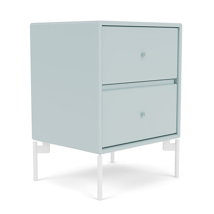 Montana Operation Drawer Table With Ben, Flint/Snow White