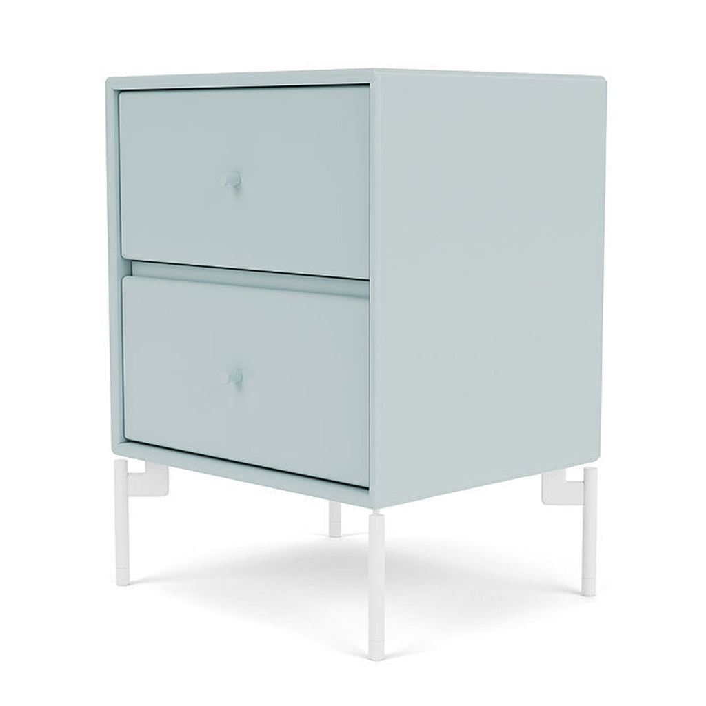 Montana Operation Drawer Table With Ben, Flint/Snow White
