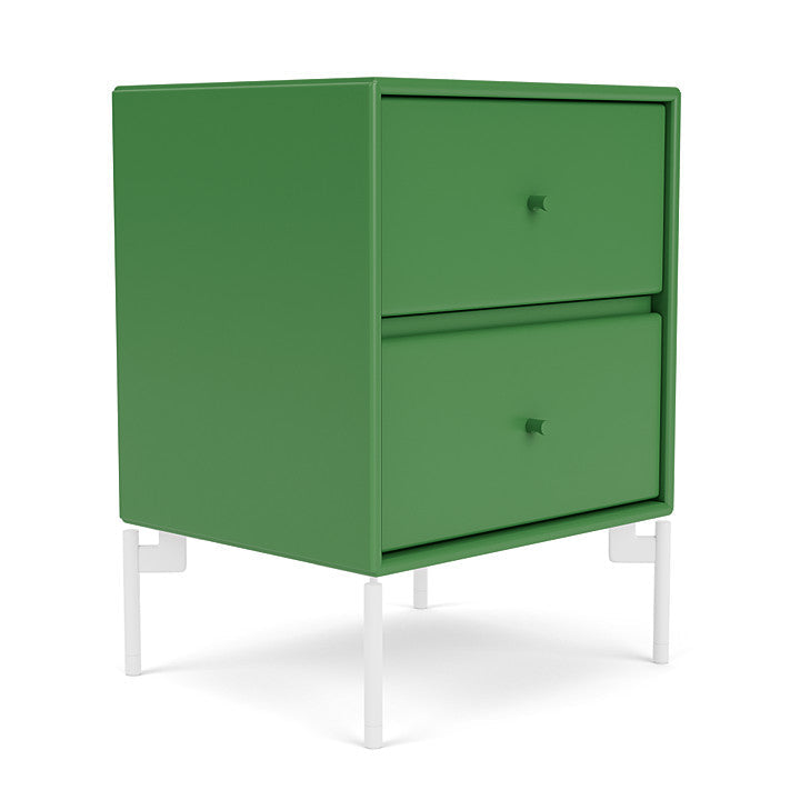 Montana Operation Drawer Table With Ben, Parsley Green/Snow White