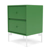 Montana Operation Drawer Table With Ben, Parsley Green/Snow White