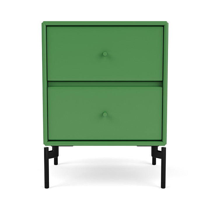 Montana Operation Drawing Table With Ben, Parsley Green/Black