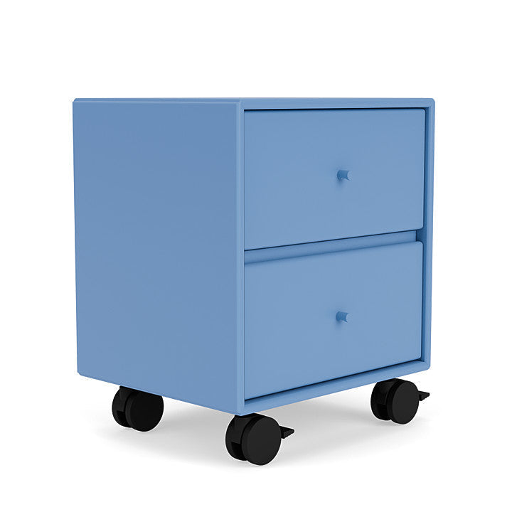 Montana Operation Drawing Table With Wheels, Azure Blue