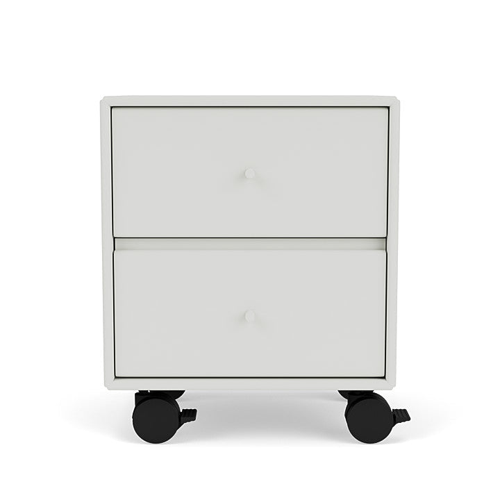 Montana Operation Drawing Table With Wheels, Nordic White