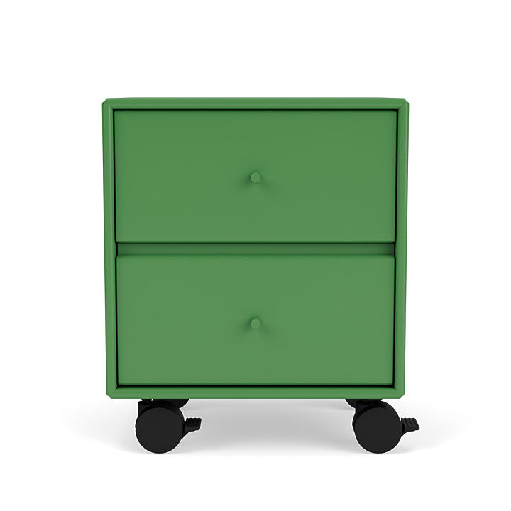 Montana Operation Drawing Table With Wheels, Parsley Green