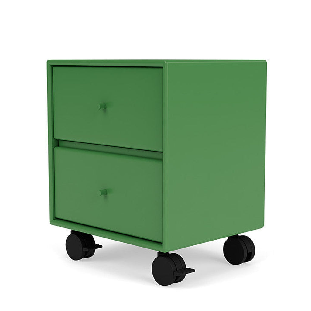 Montana Operation Drawing Table With Wheels, Parsley Green