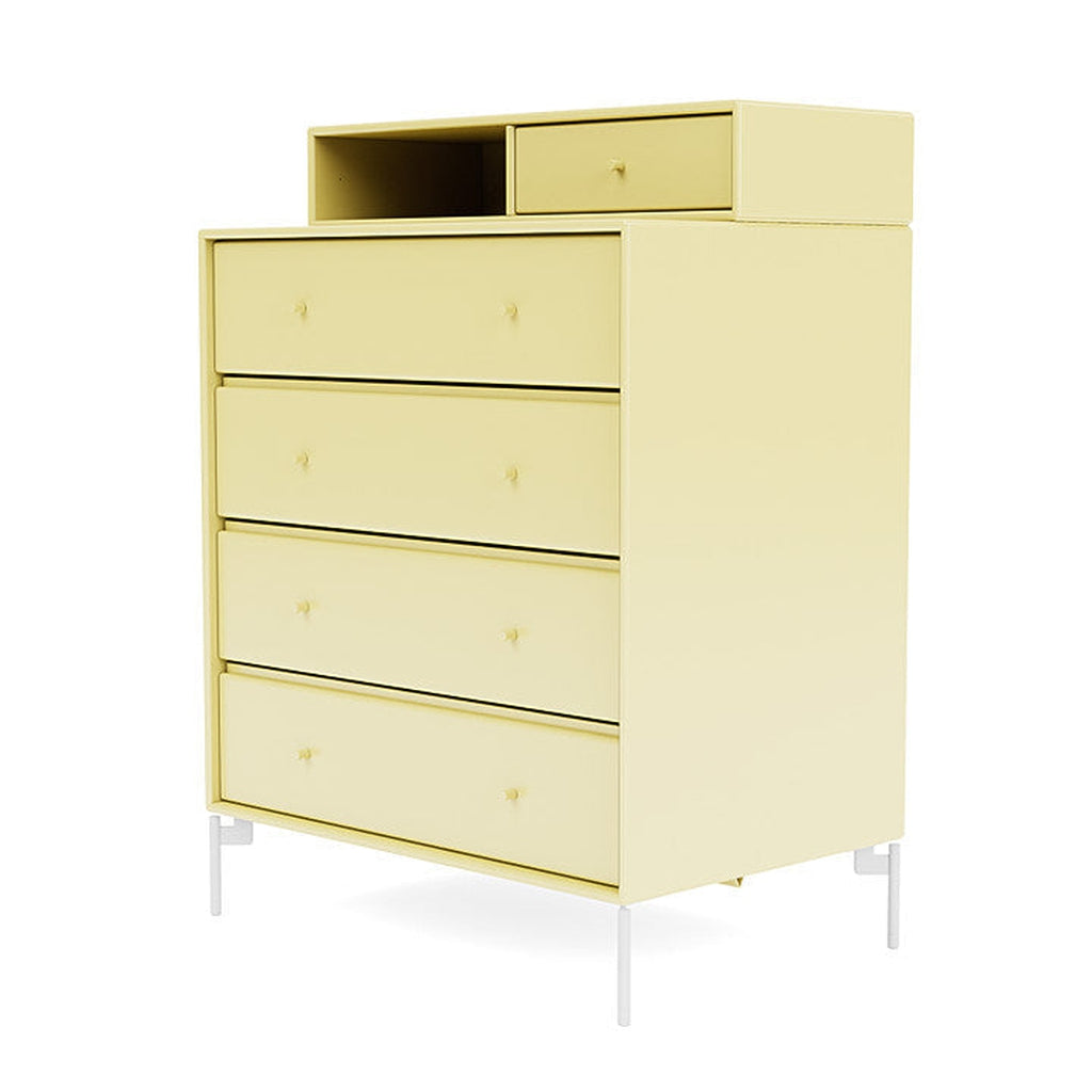 Montana Keep Bre of Drawers With Ben, Chamomile Yellow/Snow White