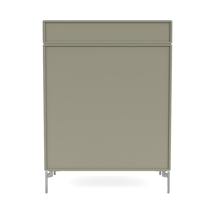 Montana Keep Bre of Drawers With Ben, Fennel Green/Chrome Mat