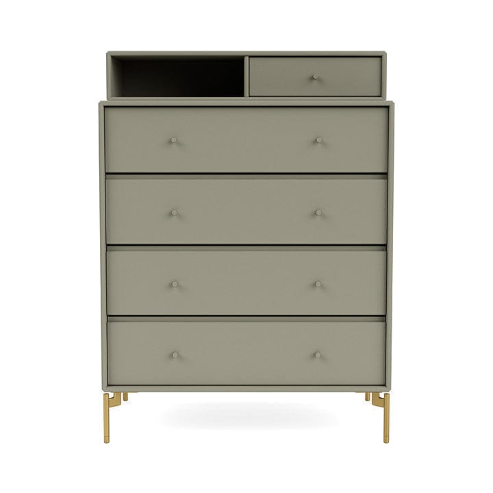 Montana Keep Bre of Drawers With Ben, Fennel Green/Brass
