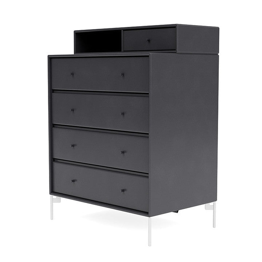 Montana Keep Bre of Drawers With Ben, Coal Black/Snow White