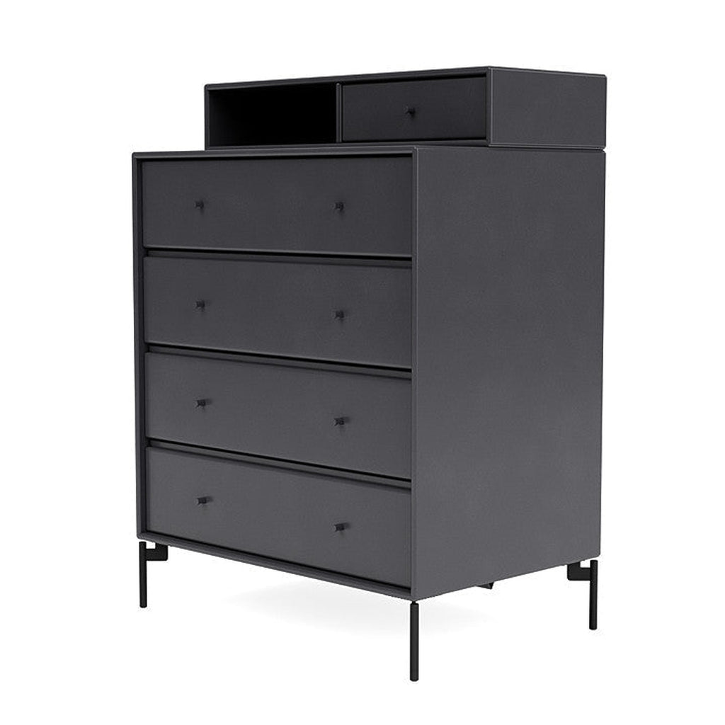 Montana Keep Bre of Drawers With Ben, Coal Black/Black