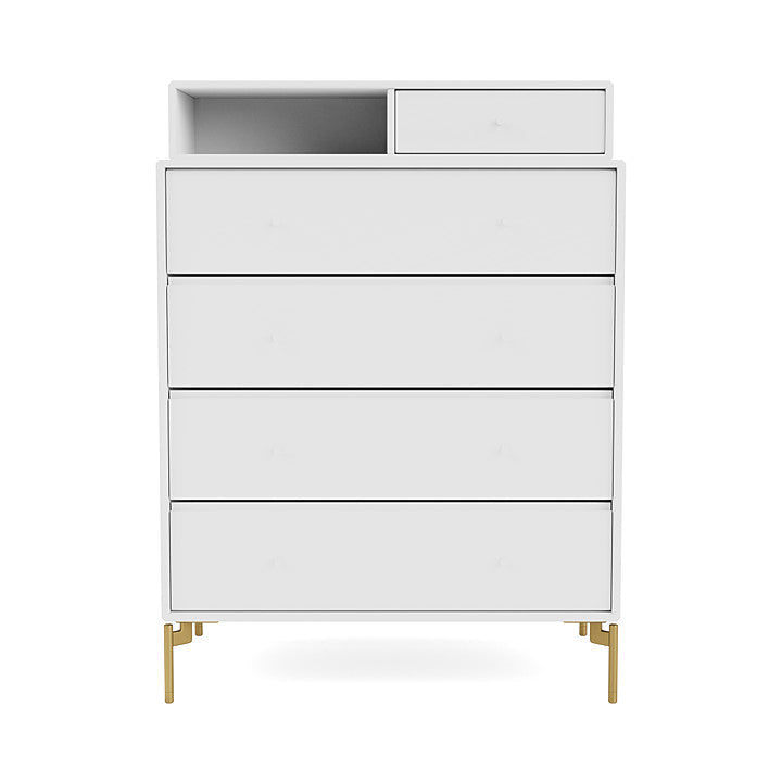 Montana Keep Bre of Drawers With Ben, New White/Brass
