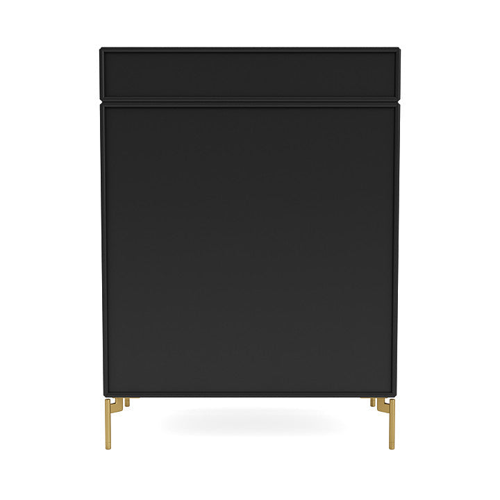 Montana Keep Bre of Drawers With Ben, Black/Brass