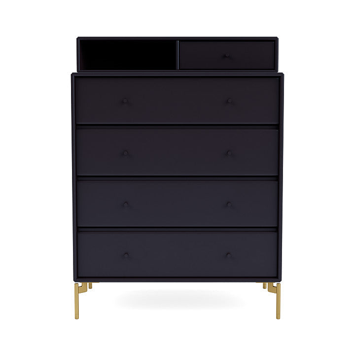 Montana Keep Bre of Drawers With Ben, Shadow/Brass