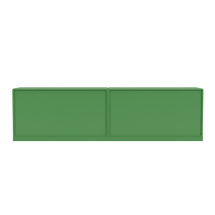 Montana Line avlång skänk med 3 cm piedestal, persilja grön