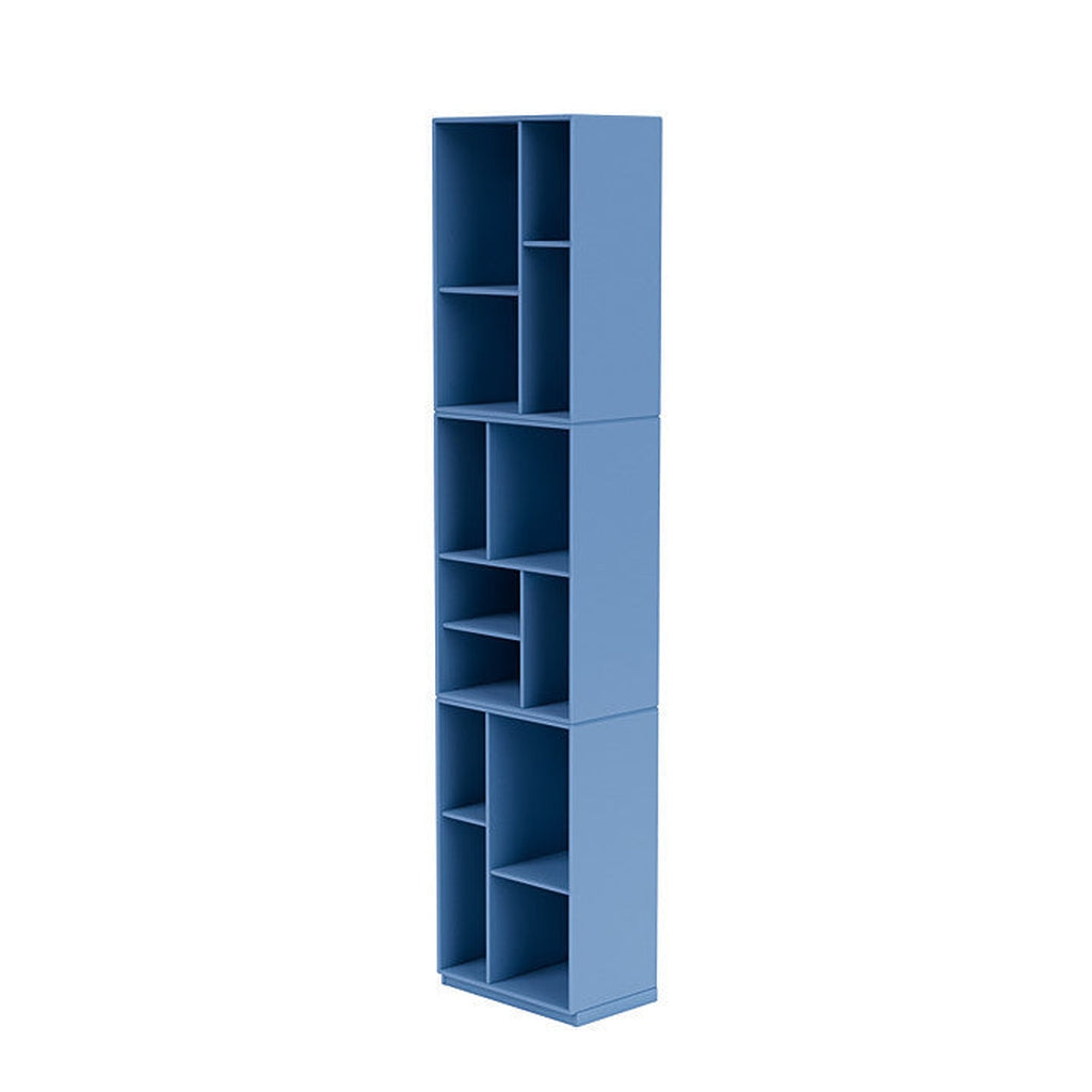 Montana Loom Smal Bookhelf med 3 cm uttag, Azure Blue